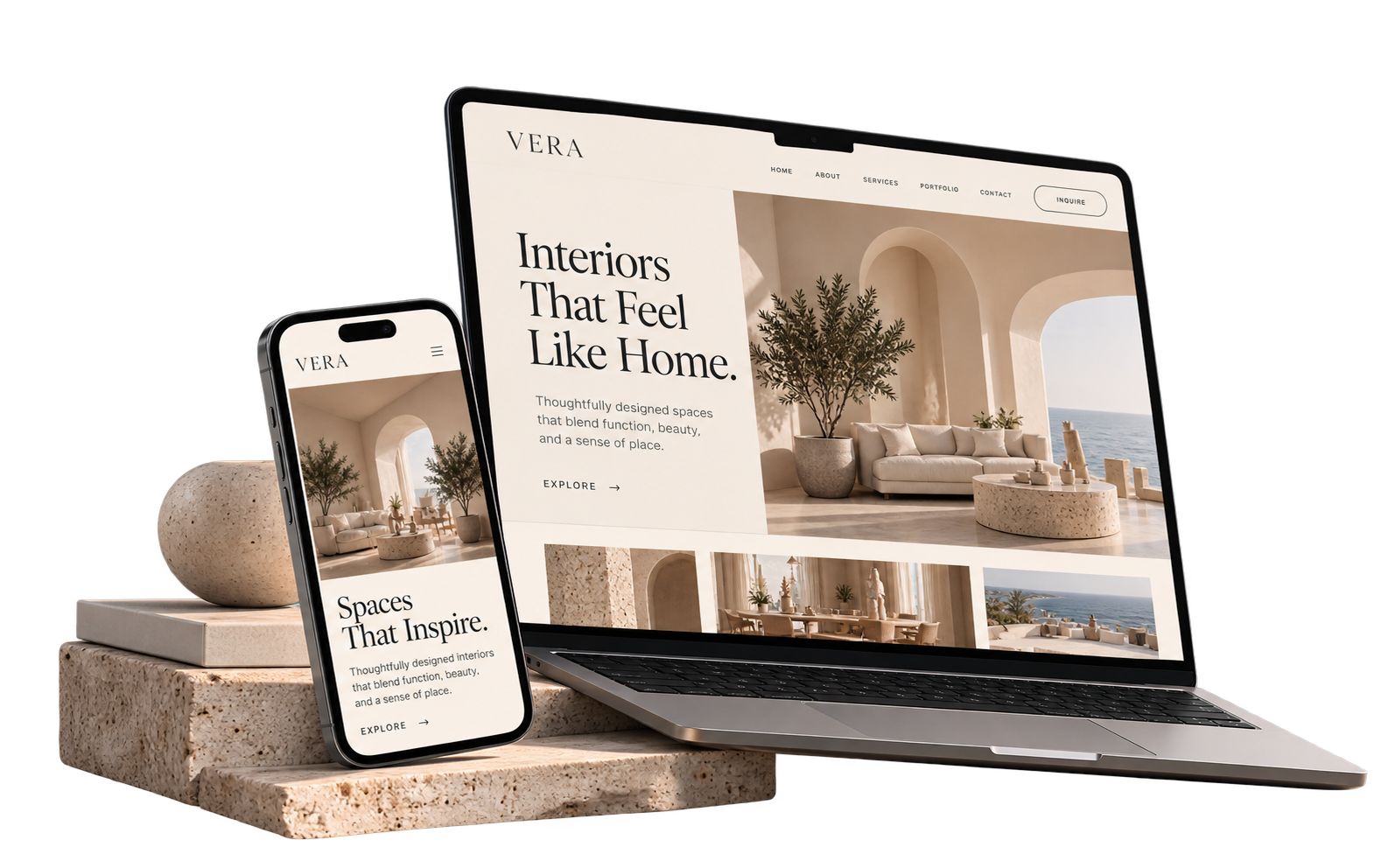 Custom web design by Jovavo